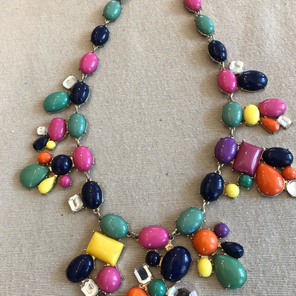 Colorful Statement Necklace - Picture 9 of 10